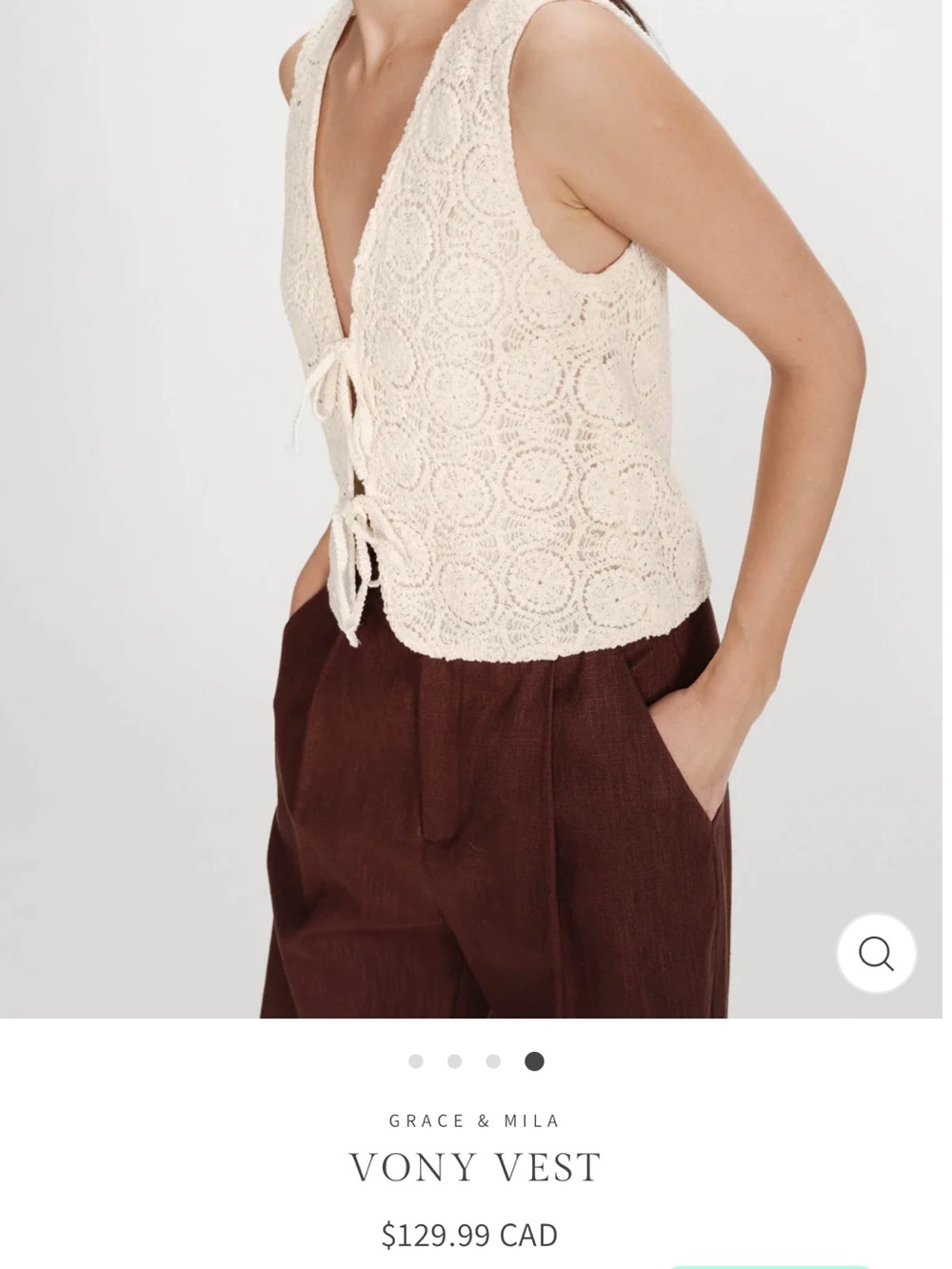 Grace + Mila Vony vest